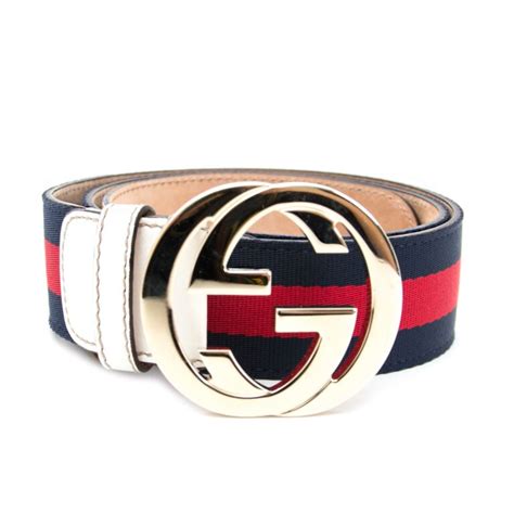 real gucci blue|blue and red Gucci belt.